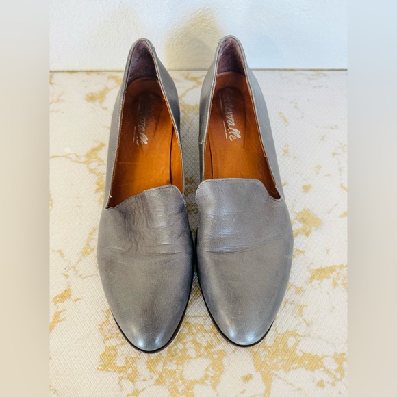 🔥🔥FINAL CLEARENACE 🔥🔥 L’INTERVALLE Gray Leather Women’s Shoes - Picture 5 of 9